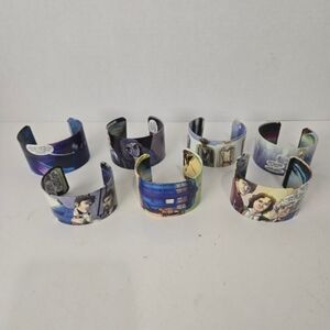 Dr. Who cuff bracelets, Qty 7